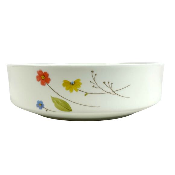 Mikasa Bone China Japan 1974-1996 Retired 'Just Flowers' 9" Serving Bowl - Picture 2 of 7